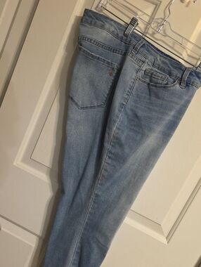 Vintage America Blues Boho Capri Jeans 14P Raw High-Low Step Hem